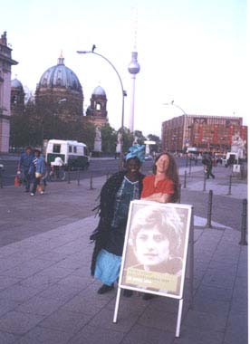 with Wangari Mathai and Petra Kelly, Berlin