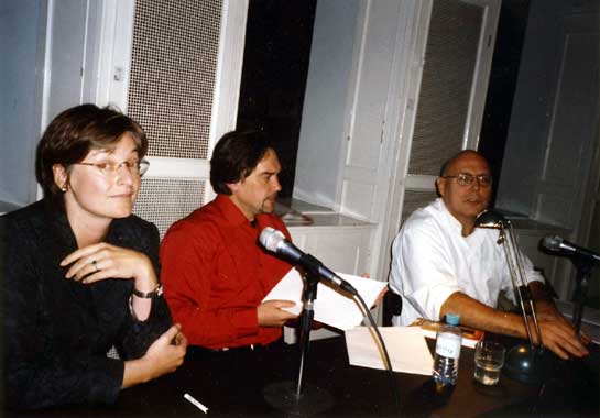 with Jury Andropowitsch and Arno Widmann