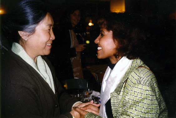 The sister of Dalai Lama and Mrs Böhm