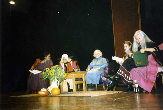 Women writers for peace and environment in Berkeley 1997 with Grace Paley